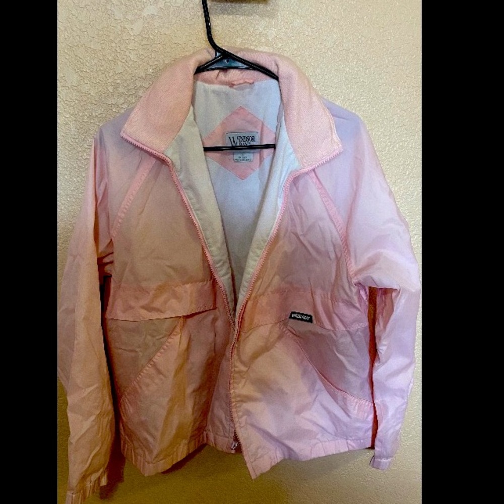 Pink windbreaker